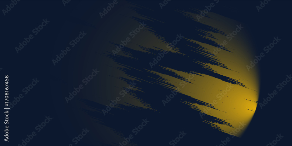 Poster dots halftone yellow and dark blue color pattern gradient grunge texture background. dots pop art sp