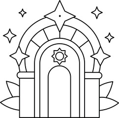 petal-gate-of-stars-coloring-page-outline-vector-d (1)