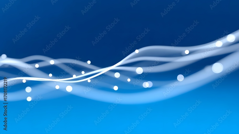 Aufkleber mesmerizing abstract image of smooth, flowing waves and ripples in a tranquil, calming pool of clear
