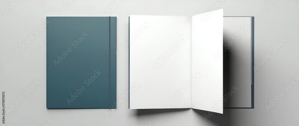 Poster refined presentation folder mockup design featuring streamlined layout modern elegance and professio