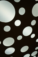 Captivating modern circular light ceiling pattern indoors in Benidorm, Spain.