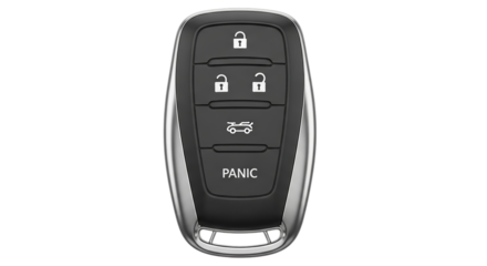 Car Key Remote Wireless Security, Lock, Unlock, and Panic Functions for Vehicle Access