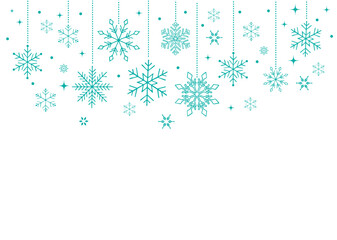 snowflake christmas vector illustration