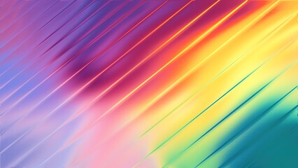 Diagonal Abstract Stripes Of Rainbow Colors With Soft Gradient Effect background blur