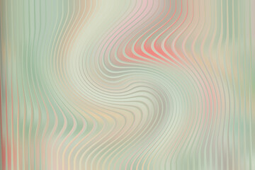 Swirling abstract pattern with green and pink color blend