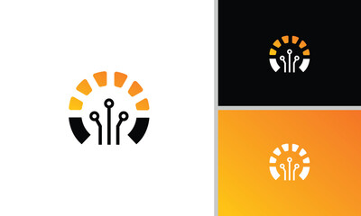 Creative, minimalist and elegant light logo design, © Super