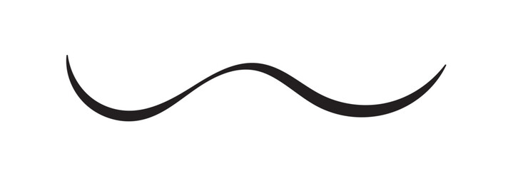 Wavy line with flowing curves. Seamless pattern of continuous wavy lines. Undulating abstract background. Curved single line. Vector illustration. zigzag line pattern on black.