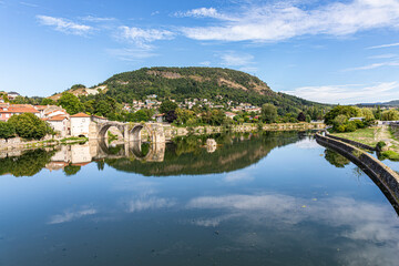 Vieux pont de Brives-Charensac, Haute-Loire, Auvergne-Rhône-Alpes, France