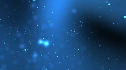 Blue abstract background with bright bokeh light spots. Ideal for web design, social media graphics, and digital art projects. - Powered by Adobe
