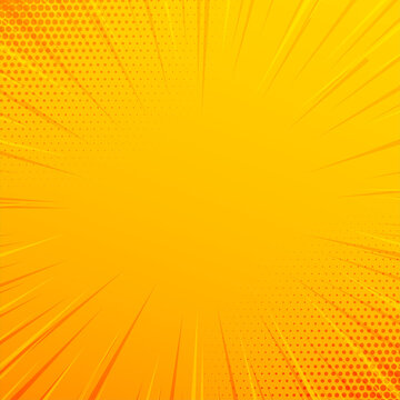 komik orange background