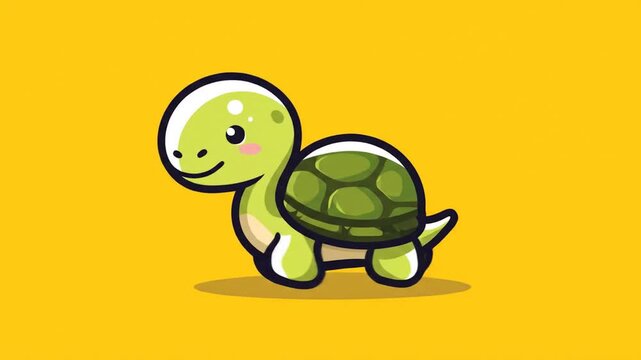 Cute cartoon turtle