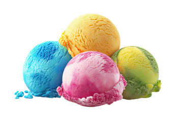colorful ice cream