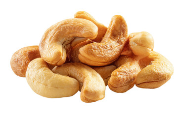 Cashew nuts PNG, transparent isolated background. Healthy superfood nut snack. Nutritious, natural, organic food