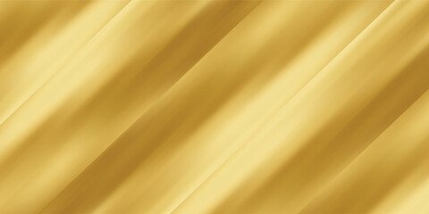 Close-up texture of natural gold silk. Light Golden fabric smooth texture surface background. Smooth elegant gold silk in Sepia toned. Texture, background, pattern, template. 3D vector illustration.