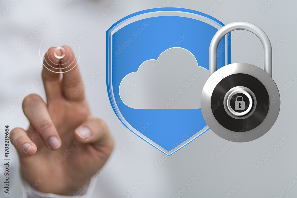 Aufkleber safeguard your cloud data with robust security measures. ensure privacy and protect sensitive inform