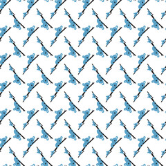 Seamless childish pattern with funny animals faces . Creative  kids texture for fabric, wrapping, textile, wallpaper, apparel. Vector illustration