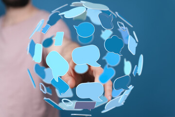 Seamless communication.  Connect globally with our innovative platform.  Instant messaging, enhanced collaboration.