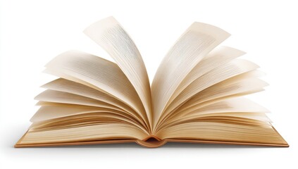 Obraz premium Open book, pages fanned out