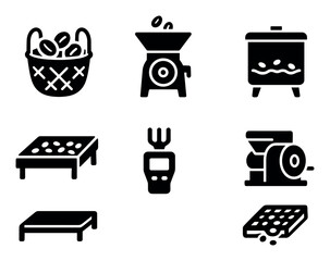 Coffee Equipment Icons