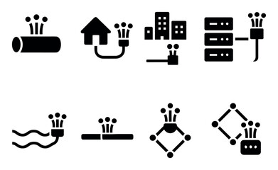 Fiber Optic Icons