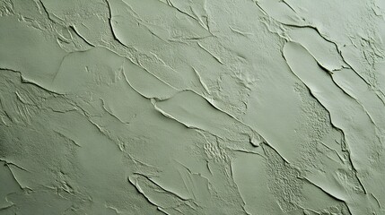 A rough textured wall with sweeping strokes of plaster creates an artistic and decorative surface design.