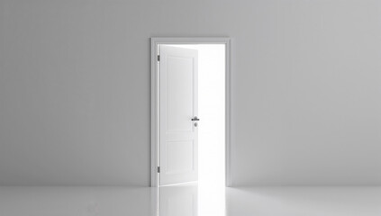 Naklejka premium Open Doorway to Light and Possibilities
