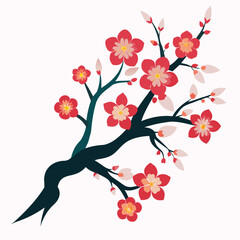 cherry blossom branch