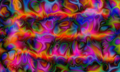 abstract colorful background with glowing lines and shapes liquify