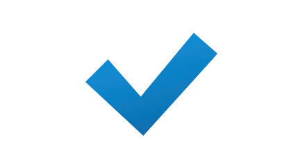 blue check mark icon isolated on transparent background Remove png,
