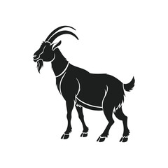 Black and white horse vector illustration silhouette