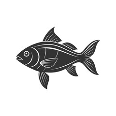 vector illustration of a fish
