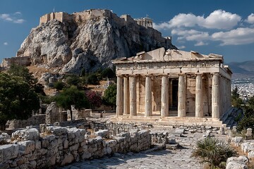Historic Parthenon Athens monument high resolution picture