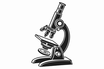 microscope vector illustration