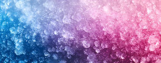 Fototapeta premium Vibrant Crystal Texture Blue and Pink Icy Background