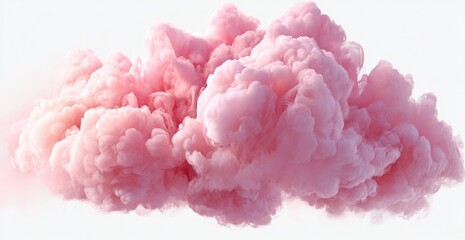 Fluffy pink cloud