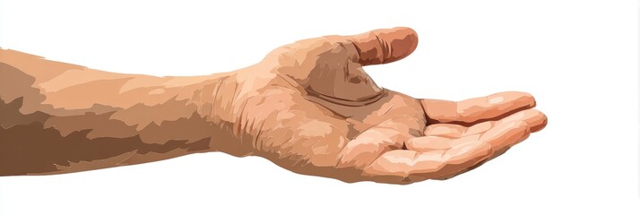 Open hand outstretched (1)
