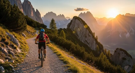 mountain biking in the mountains