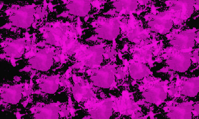 Vibrant abstract pink and black splatter pattern