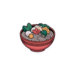 Mascot design food illustration