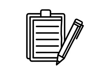 clipboard and pencil