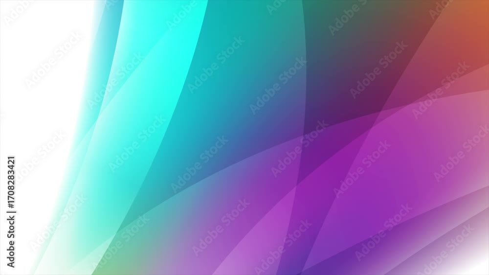 Poster abstract colorful glossy gradient waves futuristic background. seamless looping glowing retro smooth