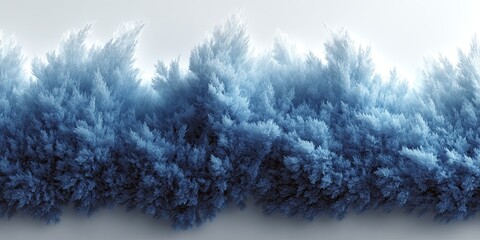 Ice flame effect on text space. Design element for mobile applications and programs, isolated on transparent background.