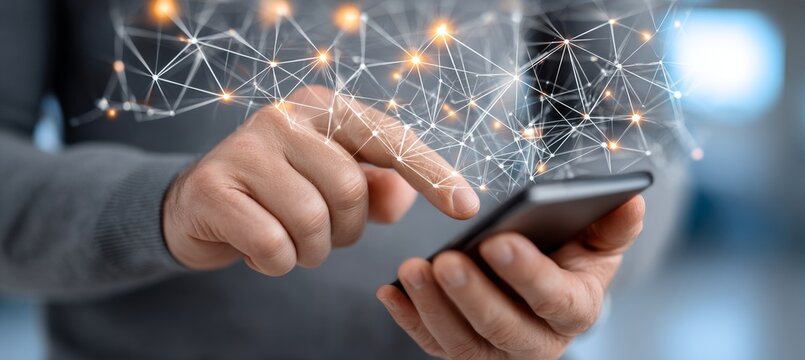 Friends Laughing and Connecting Over a Video Call on Mobile Devices in a Cozy Living Room