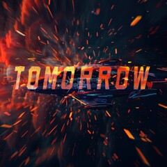 Tomorrow Abstract Spaceship Design