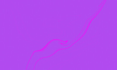 Abstract swirls of pink on a vibrant purple background