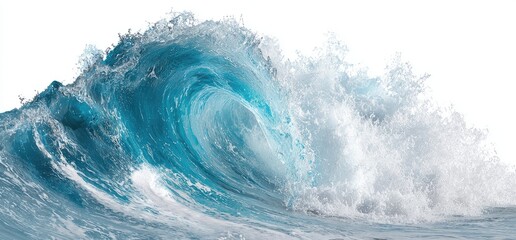 Powerful ocean wave