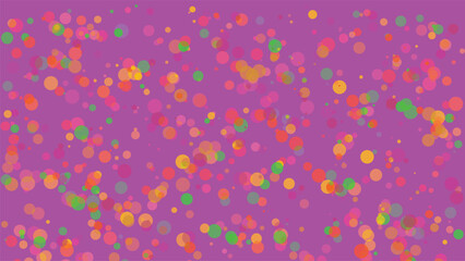 Abstract Circle Pattern Background with Various Colors and Overlapping Shapes