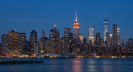 Obraz premium Cityscape Travel Business Technology in Nature, Abstract People, Lifestyle Fashion Background