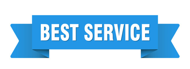 best service ribbon isolated on transparent background. best service ribbon