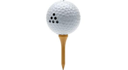 Isolated Golf Ball